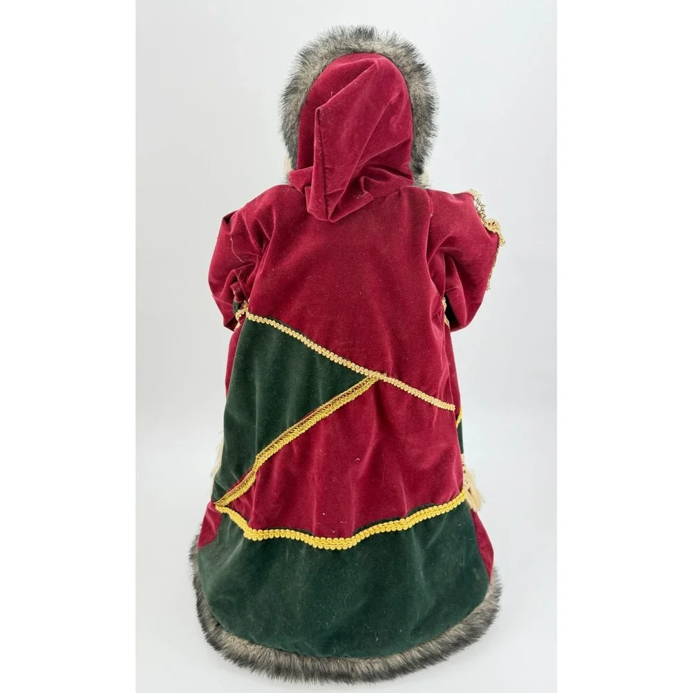 Vintage Santa Clause Old St. Nick Christmas Tree Topper, 26